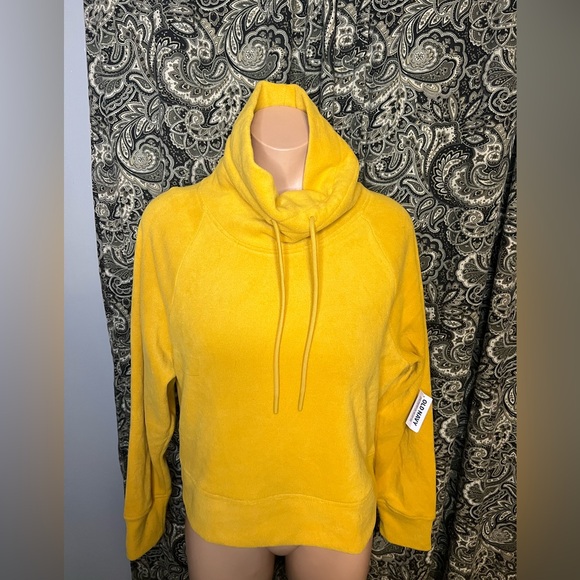 NWT Old Navy Funnel-Neck Cropped Sweatshirt - Picture 1 of 4